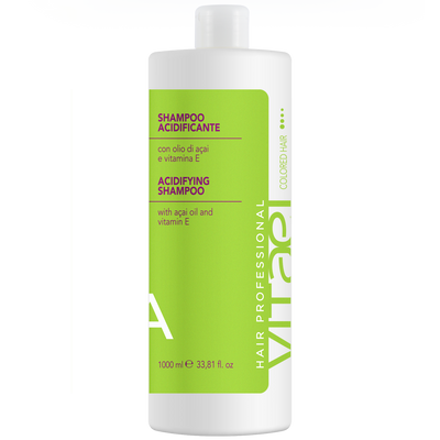 VITAEL COLORED HAIR ACIDIFYING SHAMPOO Шампунь для фарбованого волосся 1000 мл VTL0003 фото