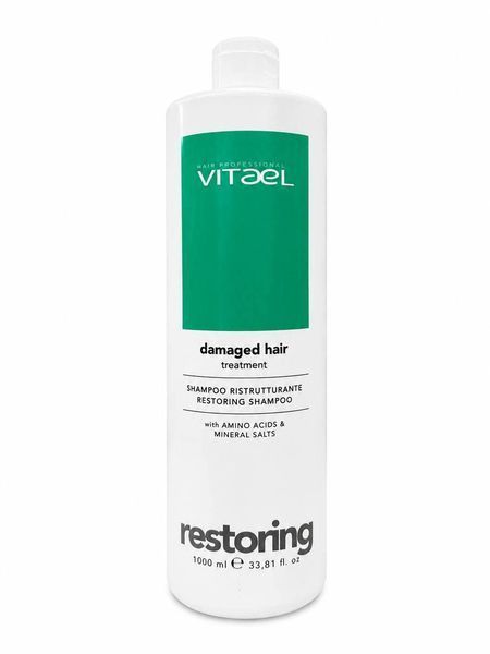 VITAEL DAMAGED HAIR RESTORING SHAMPOO Шампунь відновлюючий для пошкодженого волосся 300 мл VTL0009 фото