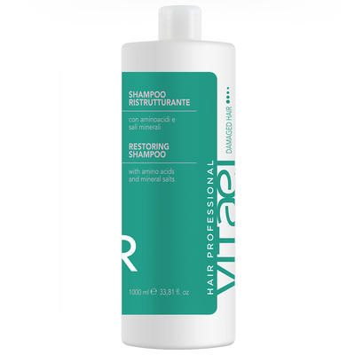 VITAEL DAMAGED HAIR RESTORING SHAMPOO Шампунь відновлюючий для пошкодженого волосся 1000 мл VTL0009 фото