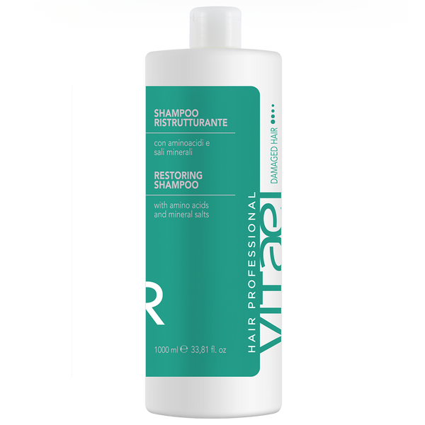 VITAEL DAMAGED HAIR RESTORING SHAMPOO Шампунь відновлюючий для пошкодженого волосся 1000 мл VTL0009 фото