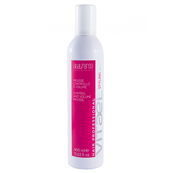 VITAEL STYLING CONTROL AND VOLUME MOUSSE Піна для волосся для придання форми та структури зачіски 400 мл VTL0019 фото